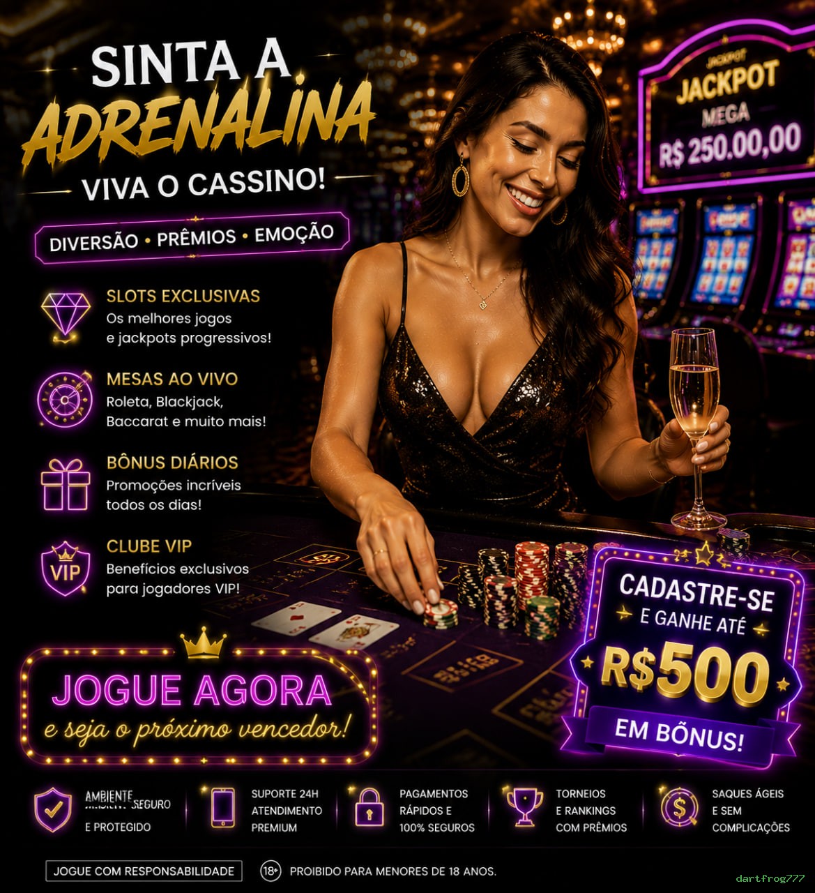 Bacará VIP com squeeze feature
